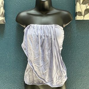 XS Free People lavender strapless top